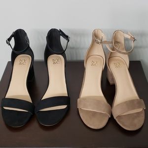 NY&C New York & Company Strappy Heel Sandals